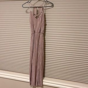 Dusty rose midi Everly dress